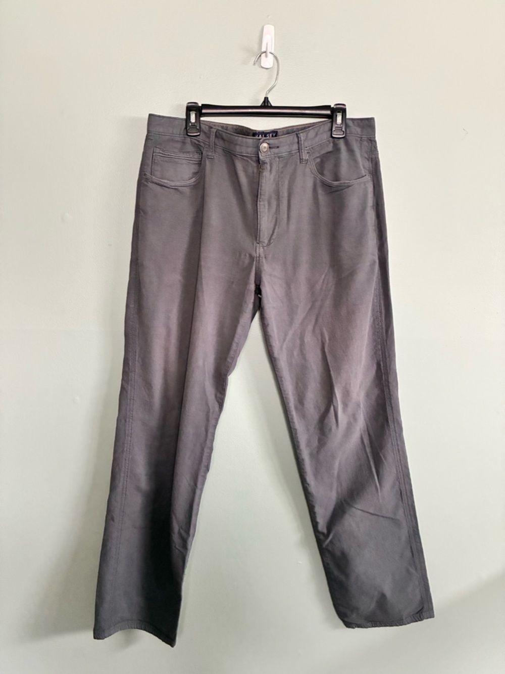 Halsey Men's Pants Size 36x32 Lightweight Straight Leg Medium Gray Work Trouser